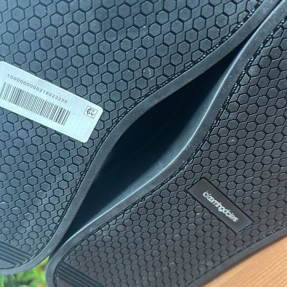 The Men's Store at Bloomingdale's Black Leather Lace Up Sneakers Size 8 - Picture 11 of 11